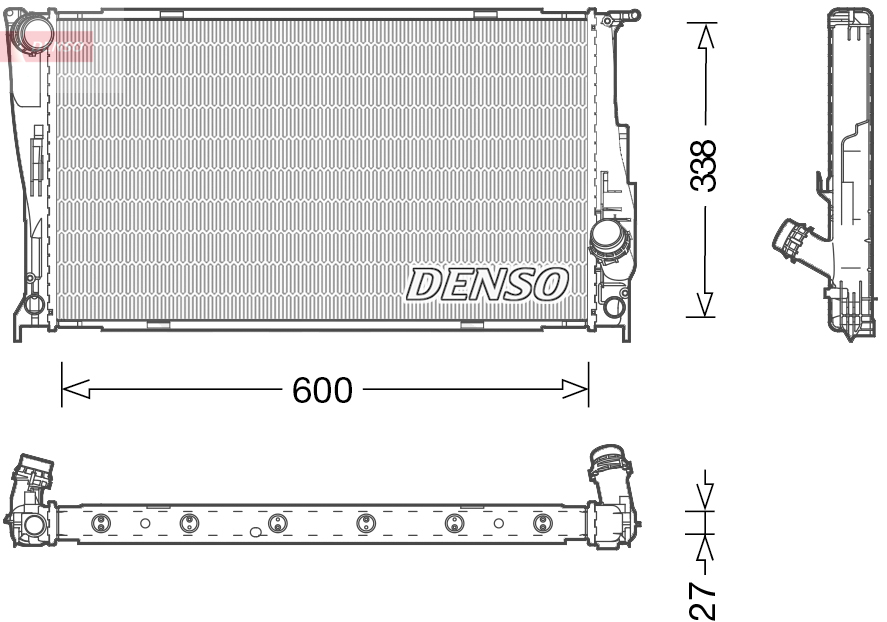 Radiateur Denso DRM05003