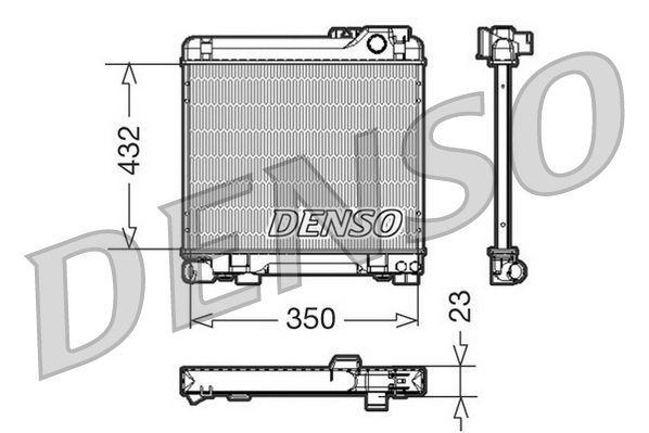Radiateur Denso DRM05013