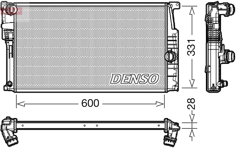 Radiateur Denso DRM05014