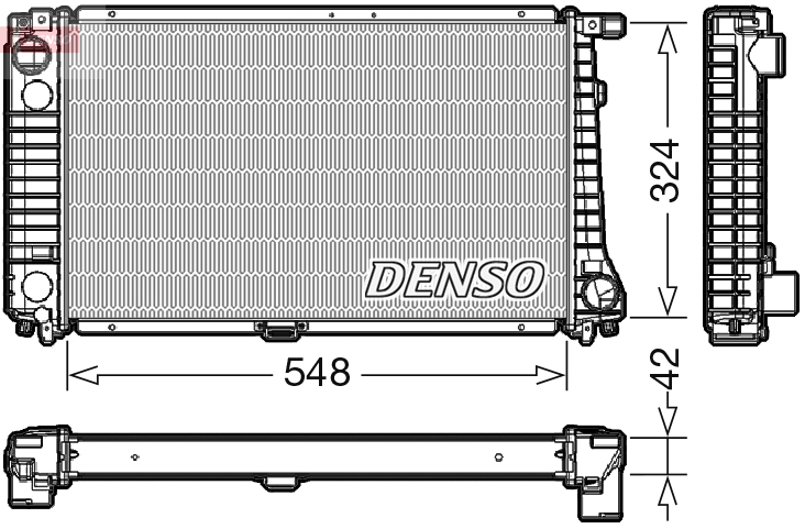 Denso Radiateur DRM05016