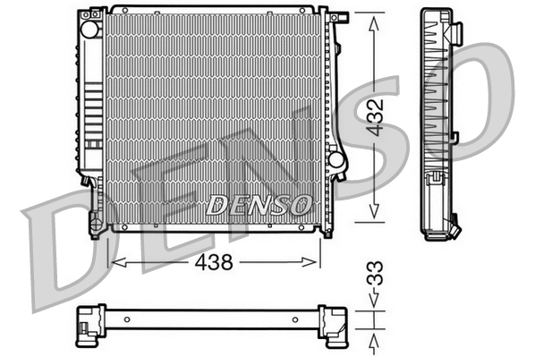 Radiateur Denso DRM05022