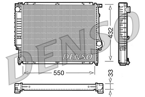 Radiateur Denso DRM05023