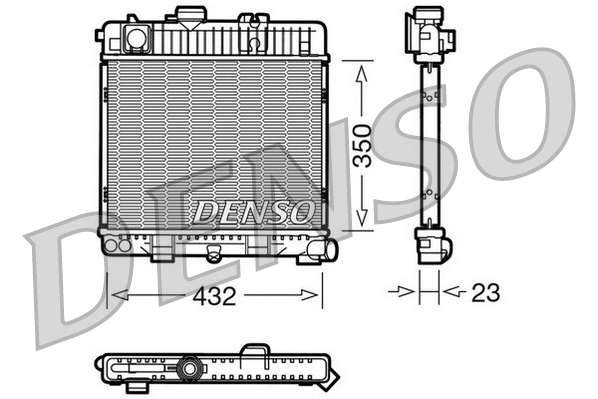Radiateur Denso DRM05026