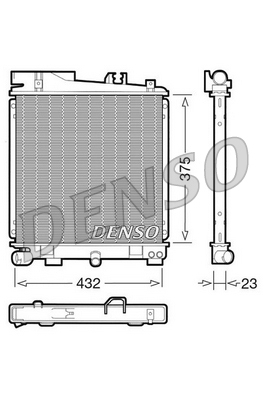 Radiateur Denso DRM05029