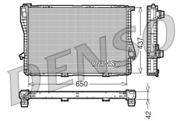 Radiateur Denso DRM05047