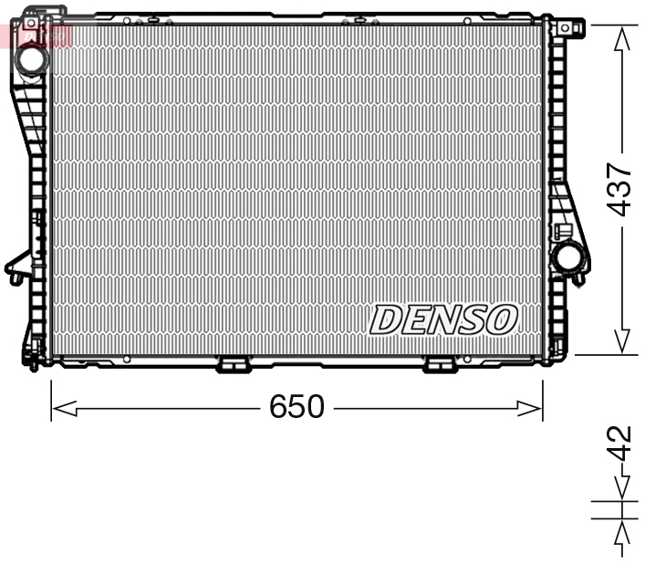 Radiateur Denso DRM05048