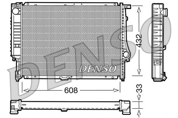 Radiateur Denso DRM05052