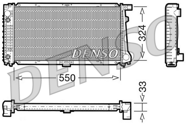 Radiateur Denso DRM05059