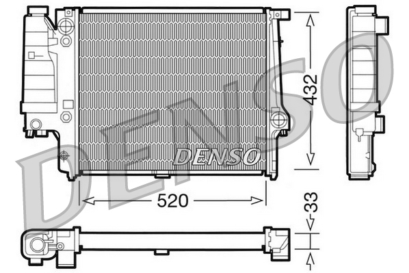 Radiateur Denso DRM05060