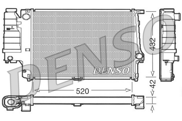 Radiateur Denso DRM05064