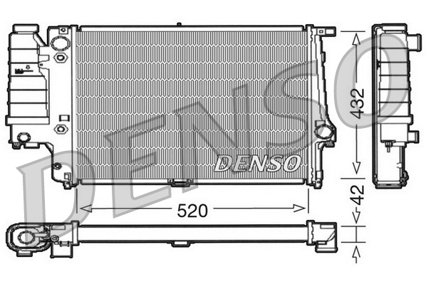 Radiateur Denso DRM05065