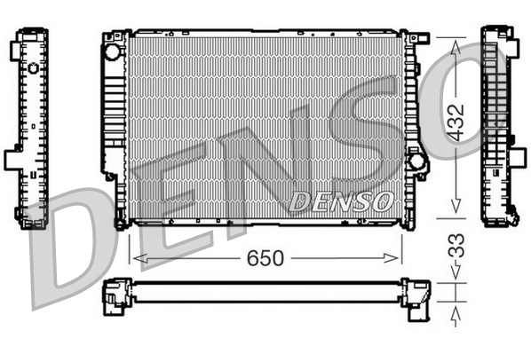 Radiateur Denso DRM05066