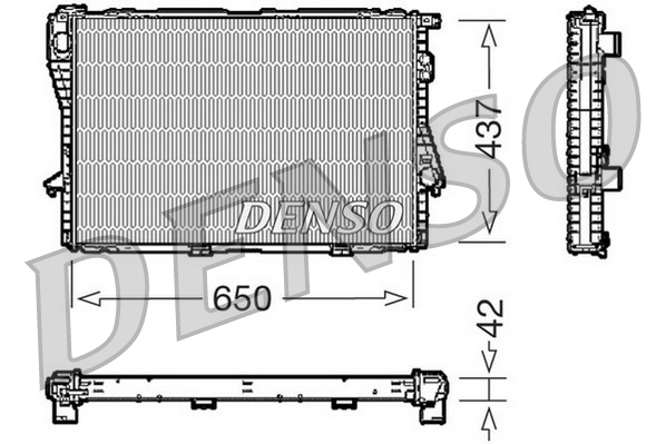 Radiateur Denso DRM05068