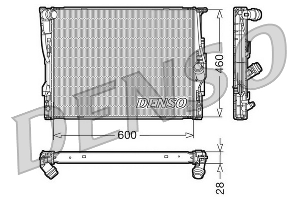 Radiateur Denso DRM05110