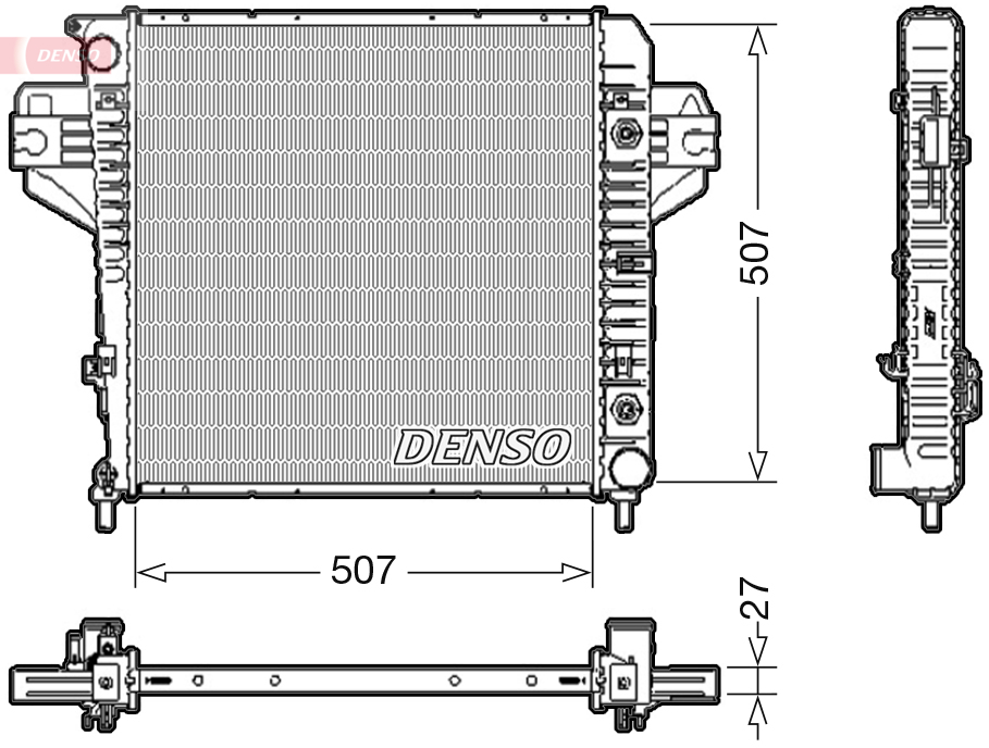 Radiateur Denso DRM06033