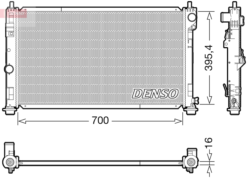 Radiateur Denso DRM06039