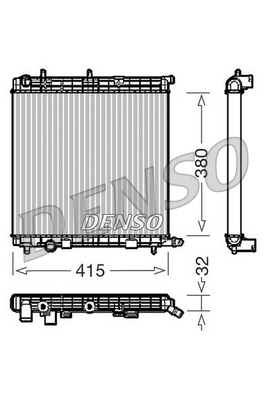 Radiateur Denso DRM07010