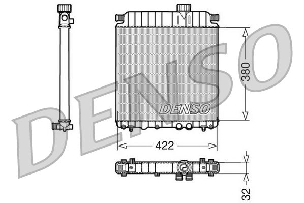 Radiateur Denso DRM07031