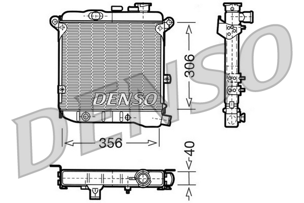 Radiateur Denso DRM09003