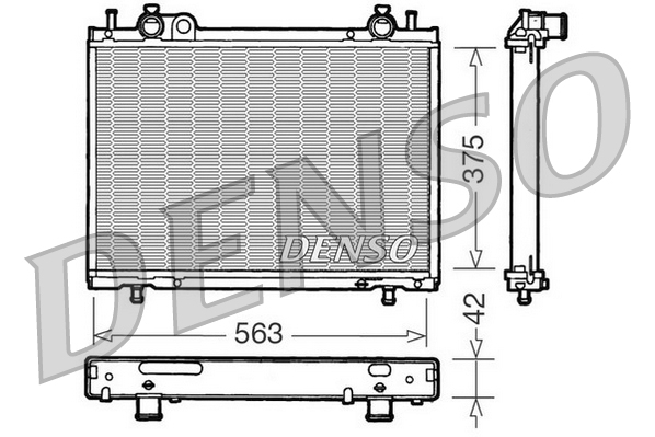 Radiateur Denso DRM09021