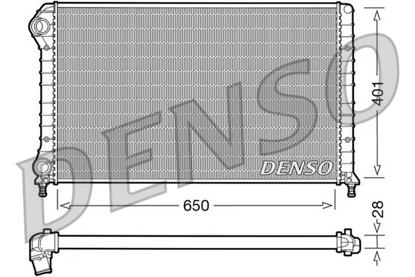 Radiateur Denso DRM09061