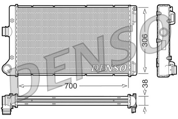 Radiateur Denso DRM09099