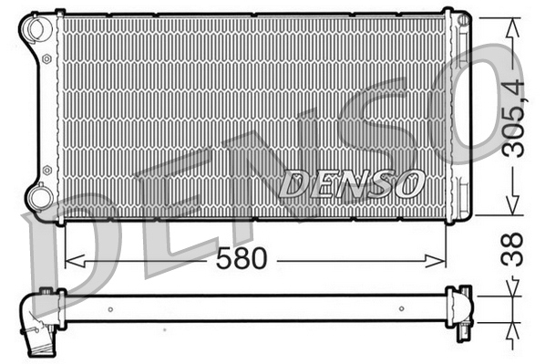 Radiateur Denso DRM09103