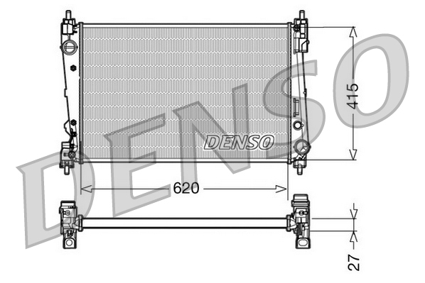 Radiateur Denso DRM09111