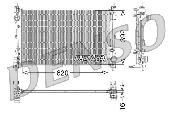 Radiateur Denso DRM09115