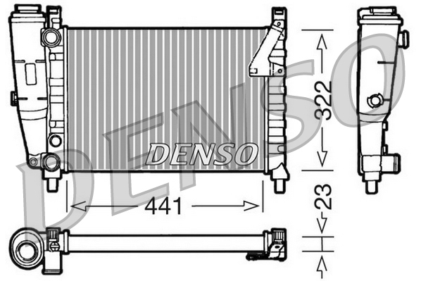 Radiateur Denso DRM09143