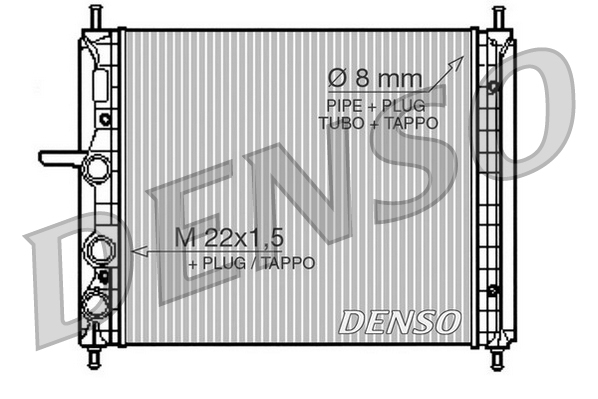 Radiateur Denso DRM09150