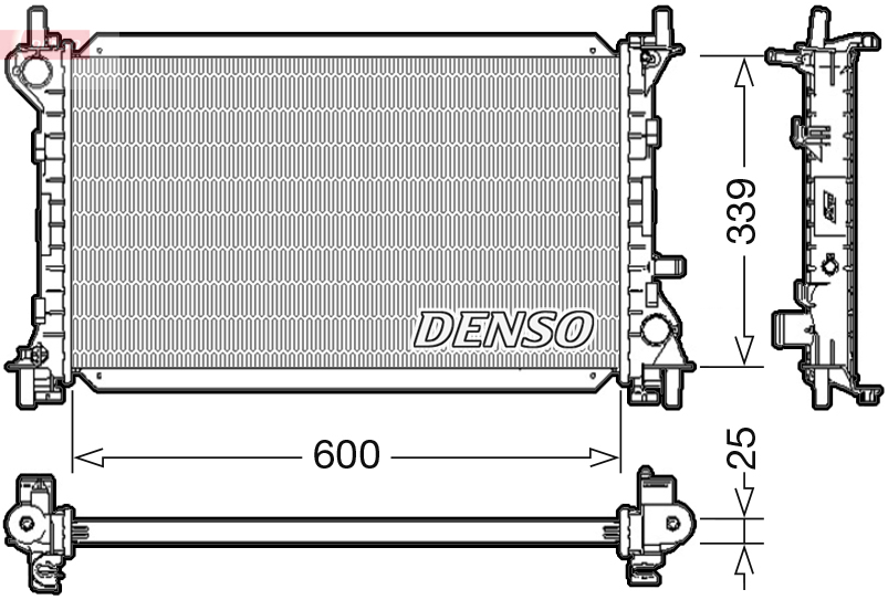 Radiateur Denso DRM10002