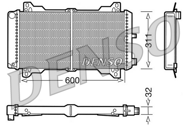 Radiateur Denso DRM10012