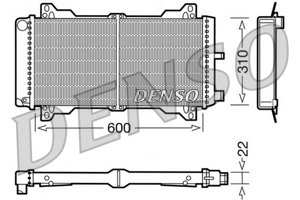 Radiateur Denso DRM10013