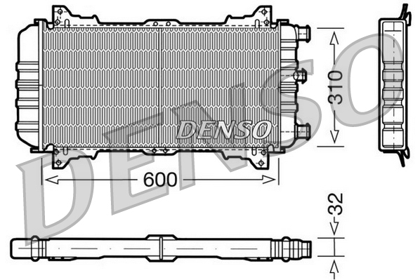 Radiateur Denso DRM10018
