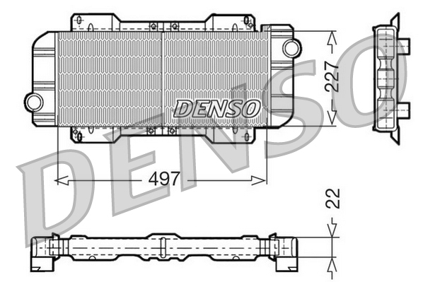 Radiateur Denso DRM10019