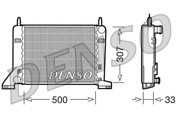 Radiateur Denso DRM10022