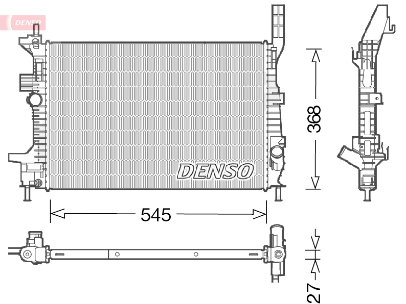 Radiateur Denso DRM10028