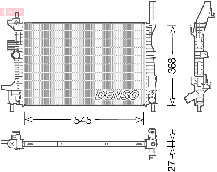 Radiateur Denso DRM10029