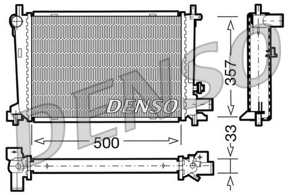 Radiateur Denso DRM10039