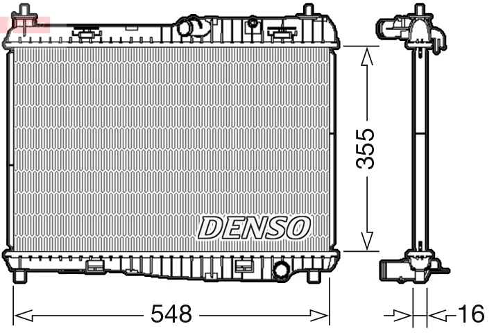 Radiateur Denso DRM10043