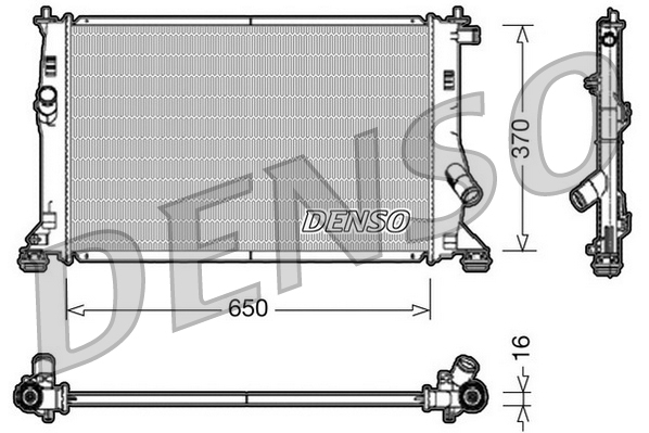 Radiateur Denso DRM10076