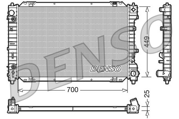 Radiateur Denso DRM10087