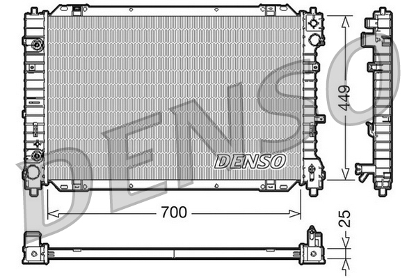 Radiateur Denso DRM10089