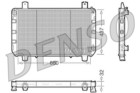 Radiateur Denso DRM10095