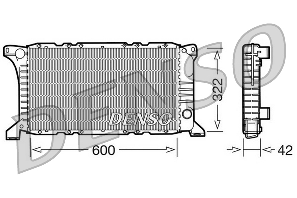 Radiateur Denso DRM10097