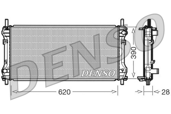Radiateur Denso DRM10102