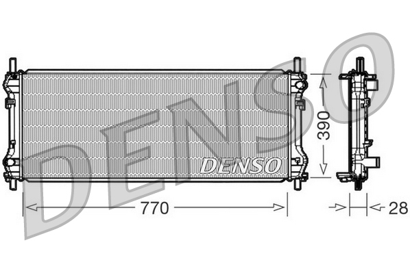 Radiateur Denso DRM10103