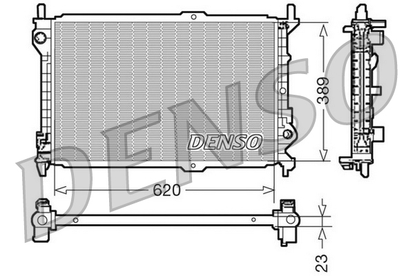 Radiateur Denso DRM10107