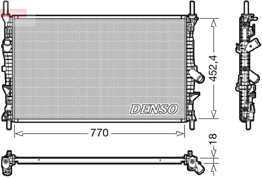Radiateur Denso DRM10111